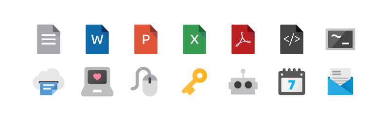 Team Technology Portal iconography